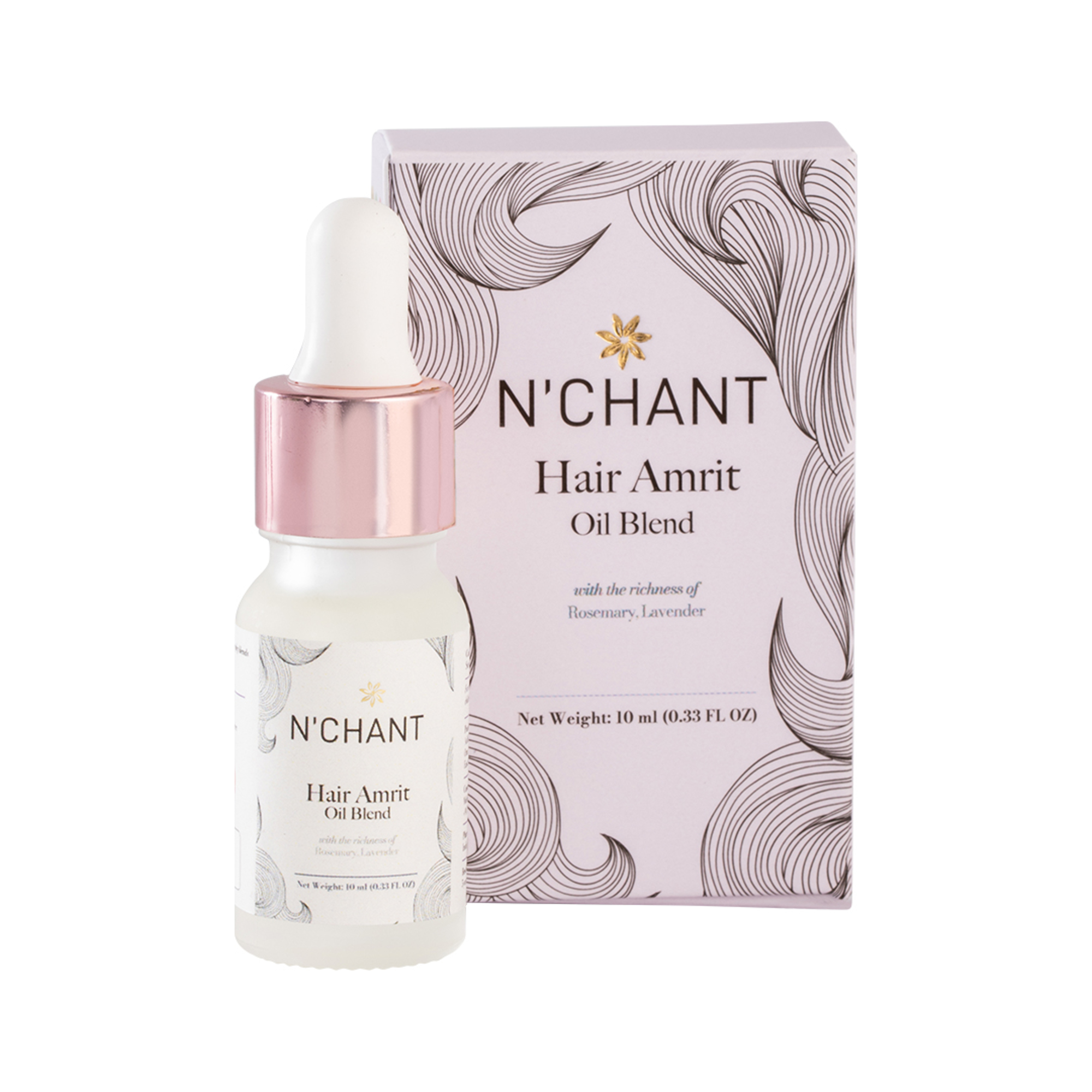 N'Chant Hair Amrit Oil Blend for Hair Fall, Scalp Health & Growth