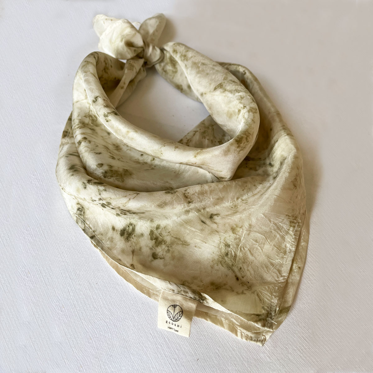 Eco-printed Wild Flower Bandana