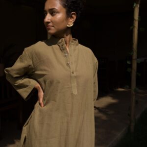 Mehwar - Kala Cotton Kurta Set