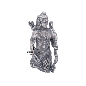 Lord Shree Rama 925 Sterling Silver Brooch