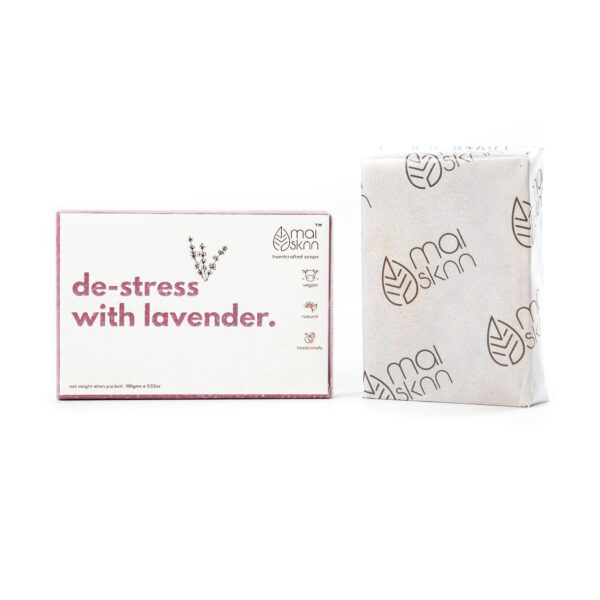 De-Stress with Lavender Soap Bar - Image 3