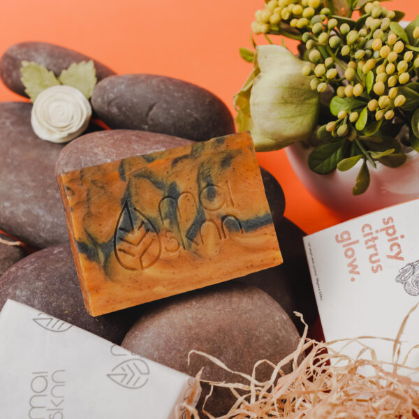Spicy Citrus Glow Soap Bar - Image 4