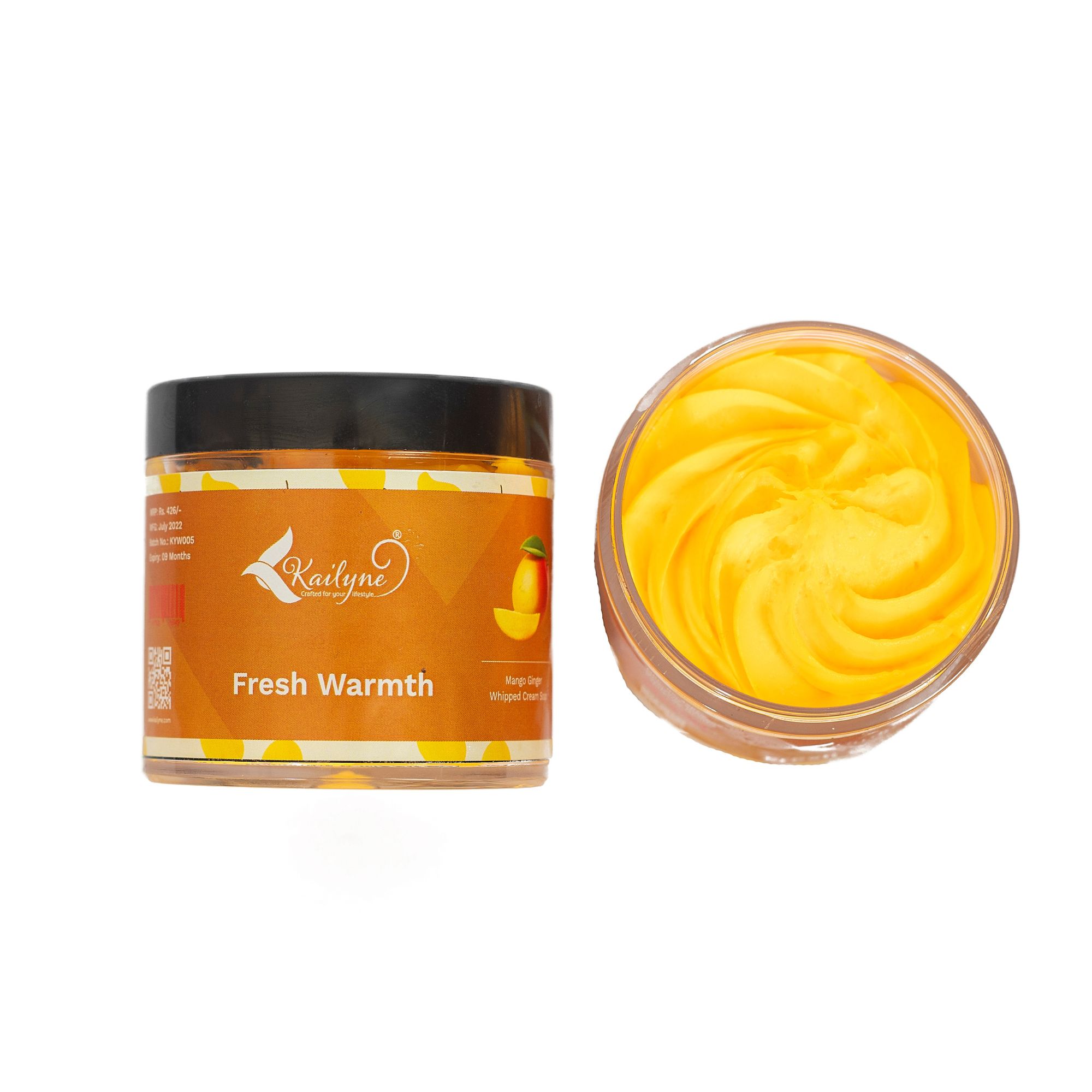 Whipped Cream Soap Mango Ginger Fresh Warmth