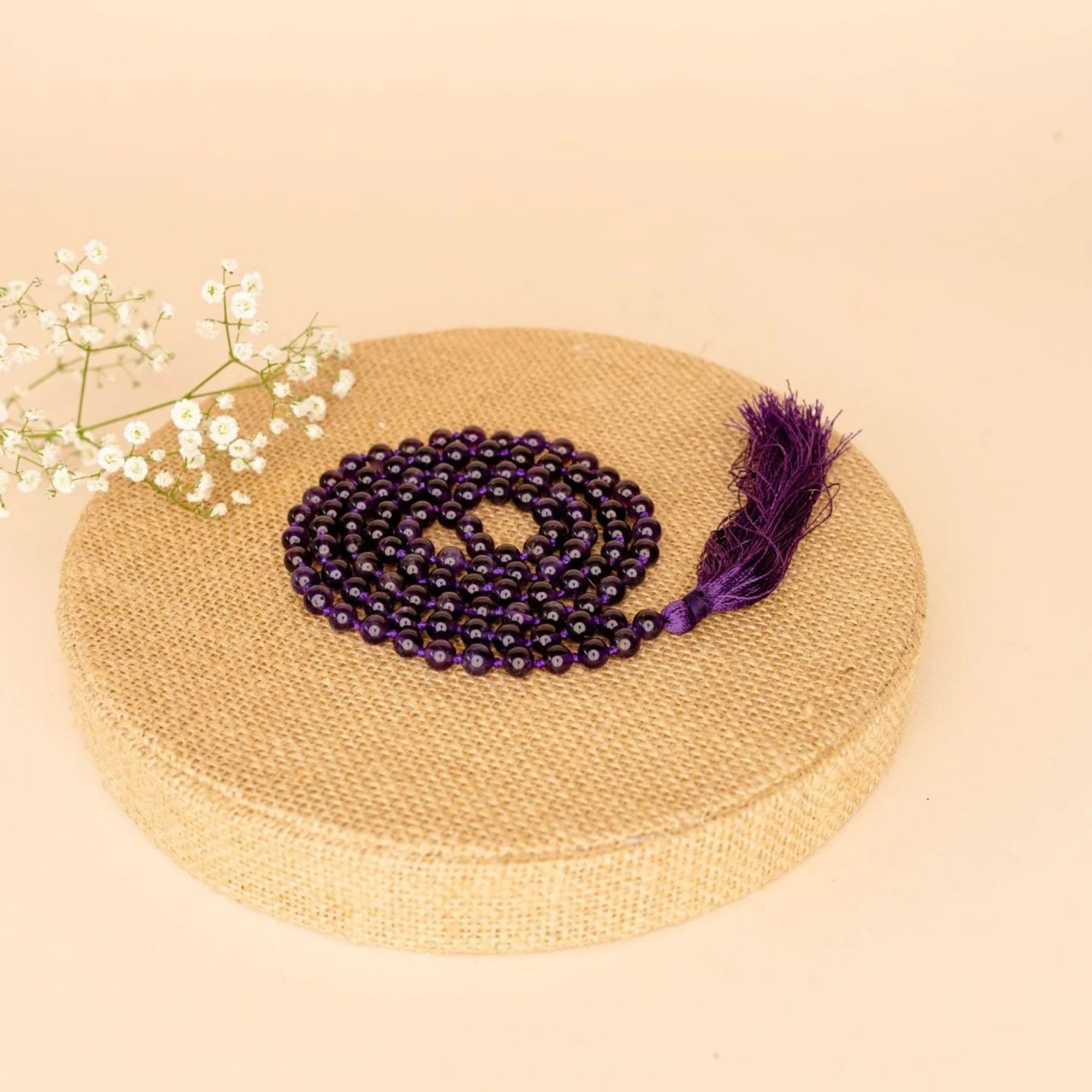 Amethyst Crystal Chanting Mala