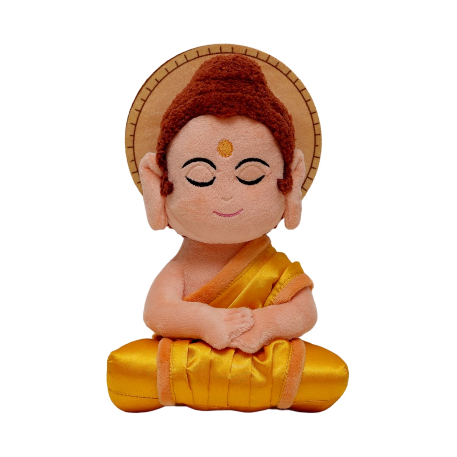 Panda's Box Mantra Chanting Gautam Buddha (Small - 25 cms) Stuffed Plush Musical Toy