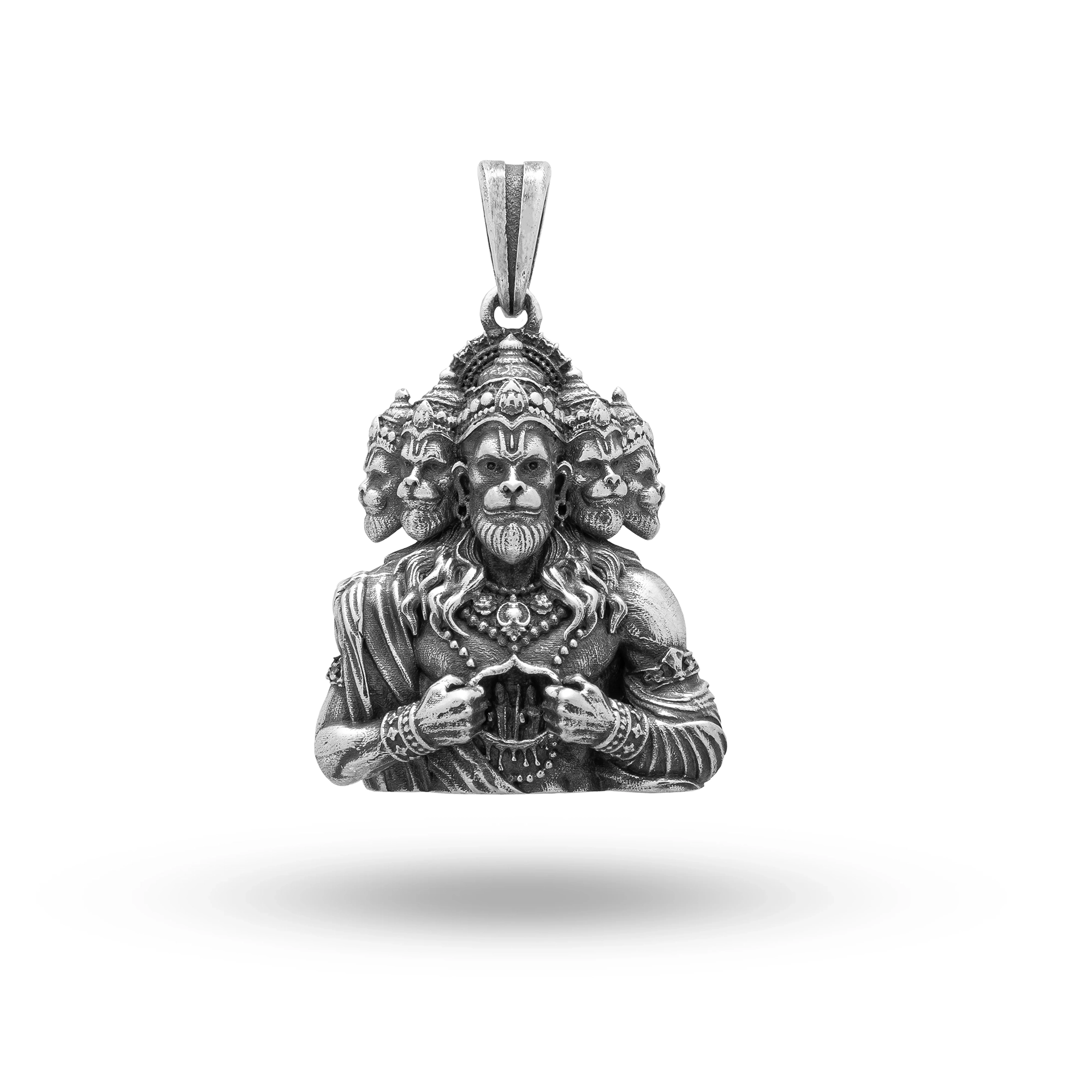 Panchmukhi Hanuman 925 sterling silver Pendant