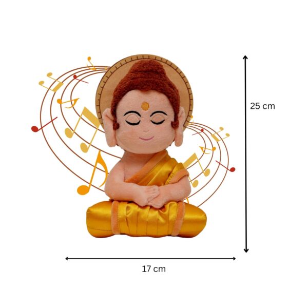 Panda's Box Mantra Chanting Gautam Buddha (Small - 25 cms) - Image 3