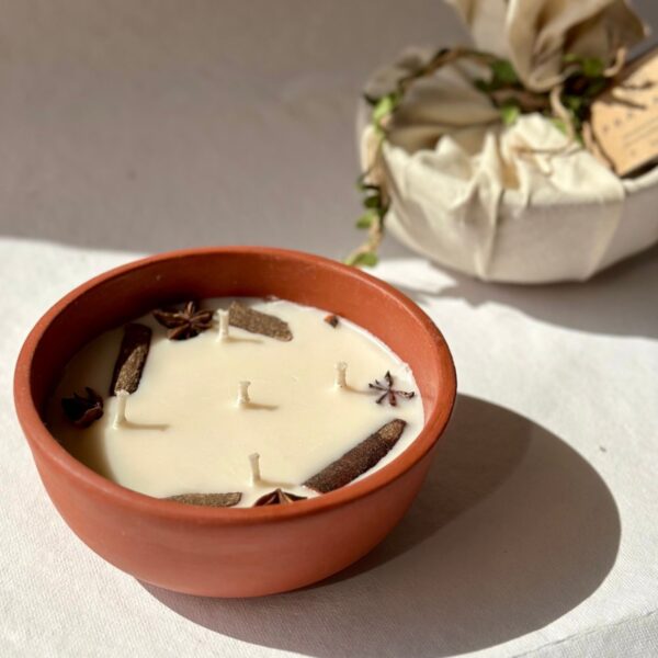 Bayaar XL | 100% Soy Wax Candle | 5 and 7 wick | Cinnamon Vanilla - Image 3