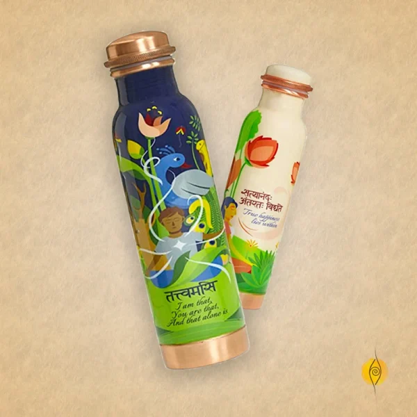 Sarveda Artistically Designed Copper Bottles | Tatvamasi - I am Infinite - Image 2